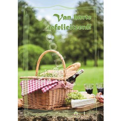 Ansichtkaart met tekst 20-22 (1 stuk = set van 10 dezelfde ansichkaarten)