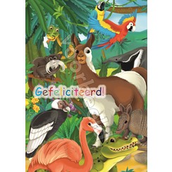 Ansichtkaart met tekst 20-19 (1 stuk = set van 10 dezelfde ansichkaarten)