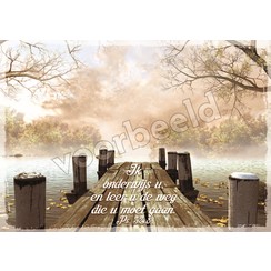 Ansichtkaart met tekst 20-11 (1 stuk = set van 10 dezelfde ansichkaarten)