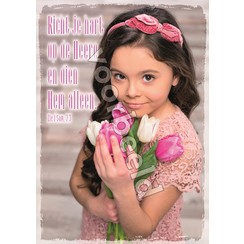 Ansichtkaart met tekst 20-01 (1 stuk = set van 10 dezelfde ansichkaarten)