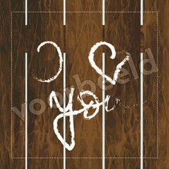 Vierkante luxe ansichtkaart 84-25 ( 1 stuk )