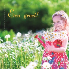 Vierkante luxe ansichtkaart 84-21 ( 1 stuk )