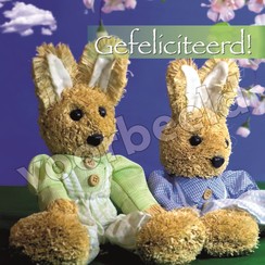 Vierkante luxe ansichtkaart 84-11 ( 1 stuk )