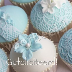 Vierkante luxe ansichtkaart 84-10 ( 1 stuk )