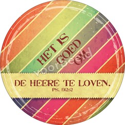 Enkelvoudige ronde ansichtkaart 87-10 ( 1 stuk )