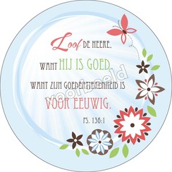 Enkelvoudige ronde ansichtkaart 87-05 ( 1 stuk )