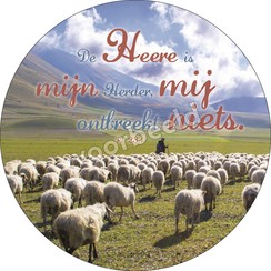 Enkelvoudige ronde ansichtkaart 87-01 ( 1 stuk )