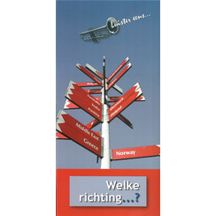 Traktaat: Welke richting? (1 stuk = set à 10 dezelfde traktaten)