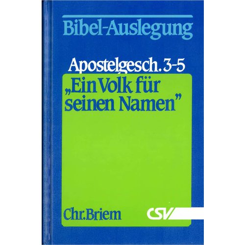 Bibel Auslegung Apostelgeschichte  3-5