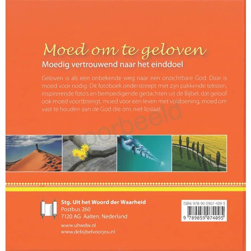 Geschenkboek: Moed om te geloven