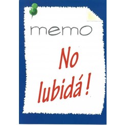 Memo no lubidá! (Papiaments)