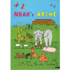 Noach's Arche.   kleurboek.