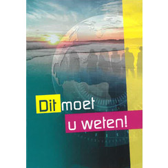 Traktaat: Dit moet u weten (1 stuk = set van 10 dezelfde traktaten)