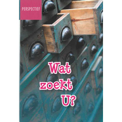 Traktaat: Wat zoekt u?! (1 stuk = set van 10 dezelfde traktaten)