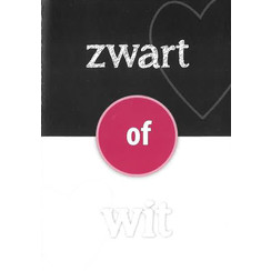 Traktaat:Hartenfolder ‘Zwart of wit?’ ( 1 stks = set van 10 dezelfde traktaten)