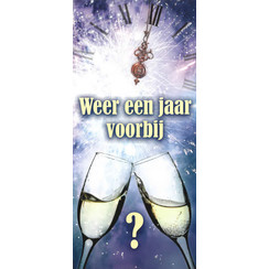 Traktaat: Alweer een jaar voorbij? (1 stuk = set à 10 dezelfde traktaten)