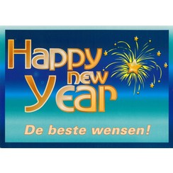 Traktaat: Happy New Year (1 stuk = set à 10 dezelfde traktaten)