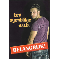 Traktaat: Een ogenblikje a.u.b. (1 stuk = set à 10 dezelfde traktaten)