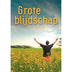 Traktaat: Grote blijdschap (1 stuk = set à 10 dezelfde traktaten)