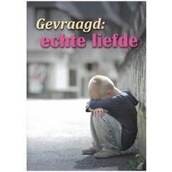 Traktaat: Gevraagd: echte liefde (1 stuk = set à 10 dezelfde traktaten)