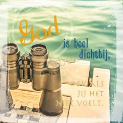 Vierkante luxe ansichtkaart 84-42 (per stuk)