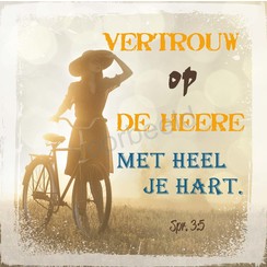 Vierkante luxe ansichtkaart 84-47 (per stk)