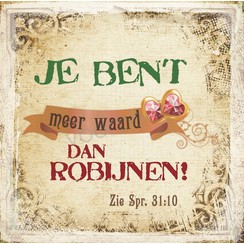 Vierkante luxe ansichtkaart 84-48 (per stuk)