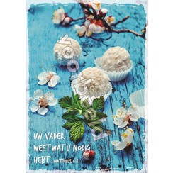 Ansichtkaart met tekst 22-05  (1 stuk = set à 10 dezelfde kaarten)