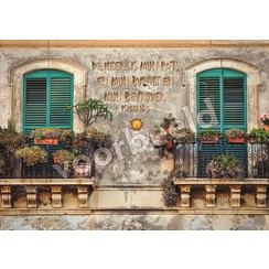 Ansichtkaart met tekst 22-02  (1 stuk = set à 10 dezelfde kaarten)