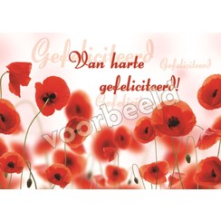 Ansichtkaart met tekst 22-12  (1 stuk = set à 10 dezelfde kaarten)