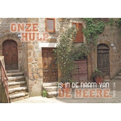 Ansichtkaart met tekst 23-02 (1 stuk = set van 10 dezelfde ansichtkaarten)