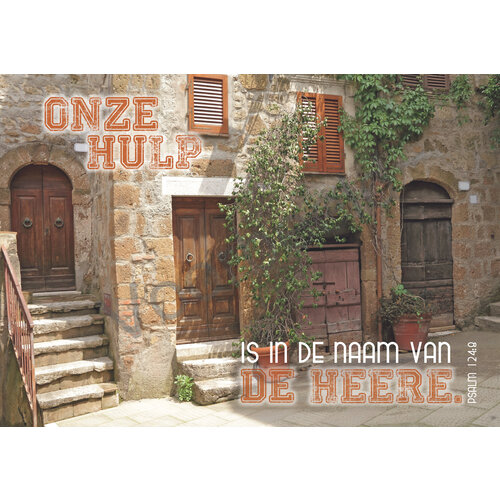 Ansichtkaart met tekst 23-02 (1 stuk = set van 10 dezelfde ansichtkaarten)