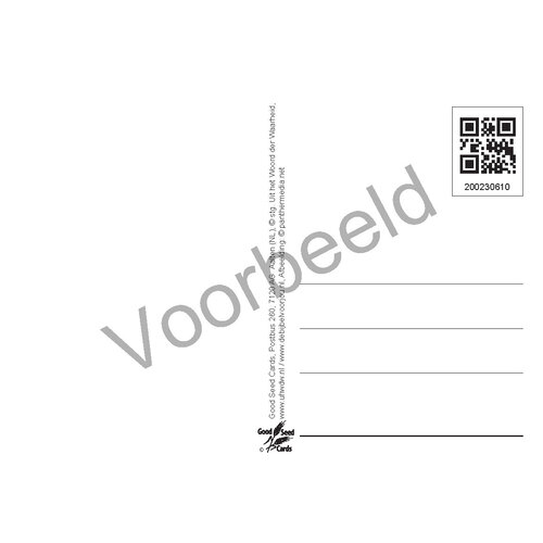 Ansichtkaart met tekst 23-06 (1 stuk = set van 10 dezelfde ansichtkaarten)