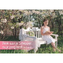 Ansichtkaart met tekst 23-17 (1 stuk = set van 10 dezelfde ansichtkaarten)