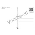 Ansichtkaart met tekst 23-22 (1 stuk = set van 10 dezelfde ansichtkaarten)