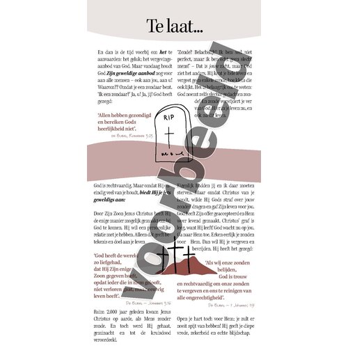 Traktaat: Jij en God (1 stuk = set van 10 traktaten)