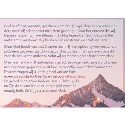 Traktaat: Wie helpt ons in het nieuwe jaar? (1 stuk = set van 10 traktaten)