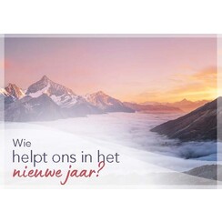 Traktaat: Wie helpt ons in het nieuwe jaar? (1 stuk = set van 10 traktaten)