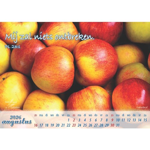 Bureaukalender: In Uw schuilplaats 2026 uitverkocht