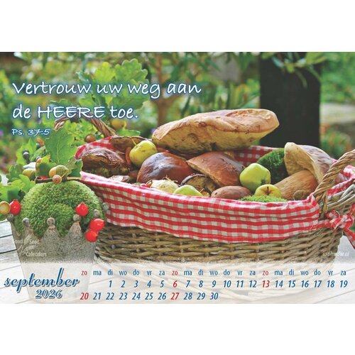 Bureaukalender: In Uw schuilplaats 2026 uitverkocht