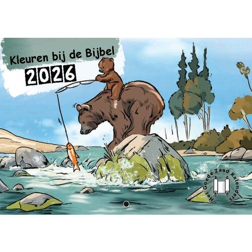 Kleuren bij de Bijbel 2026 kleur kalender kinderen