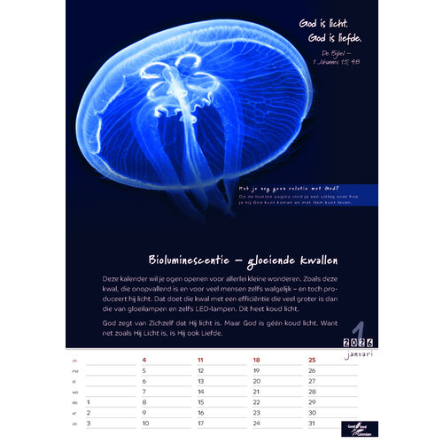 Posterkalender 'Fascinerende schepping' 2026