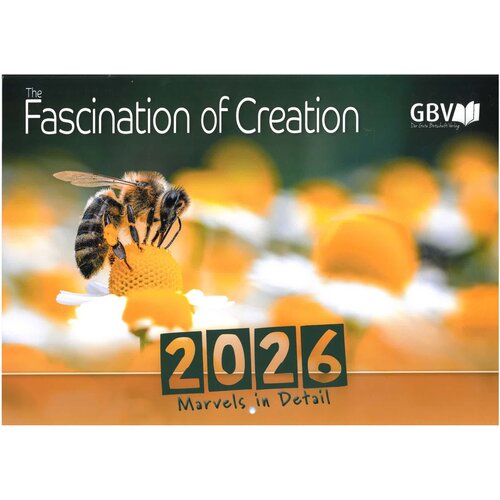 Posterkalender Fascinerende schepping 2026 Engels