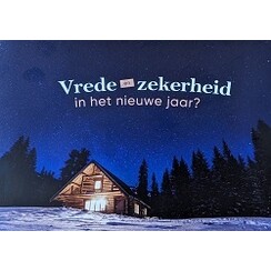 Traktaat:  Vrede en Zekerheid in het nieuwe jaar (1 stuk = set van 10 traktaten)