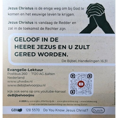 Kent u Jezus Christus?