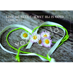Ansichtkaart 26-10 met Bijbeltekst (1 stuk = set à 10 dezelfde ansichtkaarten)