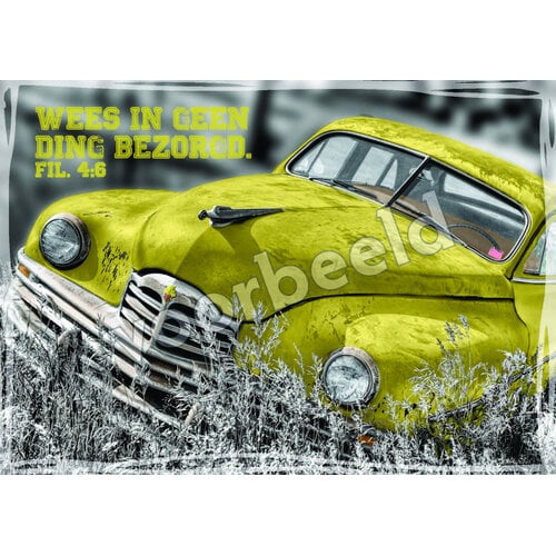 Ansichtkaart 26-23 met Bijbeltekst (1 stuk = set à 1 stuk van dezelfde kaart)