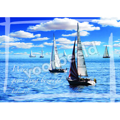 Ansichtkaart 26-27 met Bijbeltekst (1 stuk = set à 10 dezelfde ansichtkaarten)