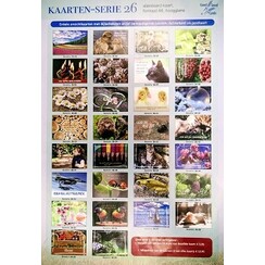 Mixpakket ansichtkaarten 26 serie (1 stuk = set van 30 verschillende ansichtkaarten)