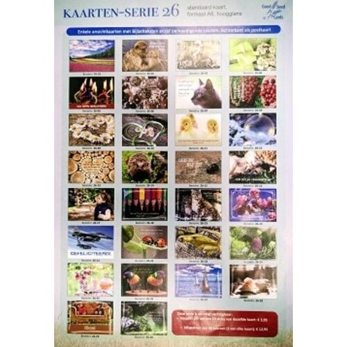 Mix pakket ansichtkaarten serie 26  ( 1stuk = 30 verschillende ansichkaarten)